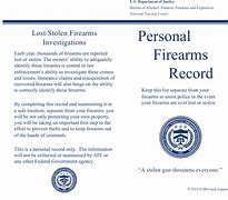 [GN-AM-074] Personal Firearms Record